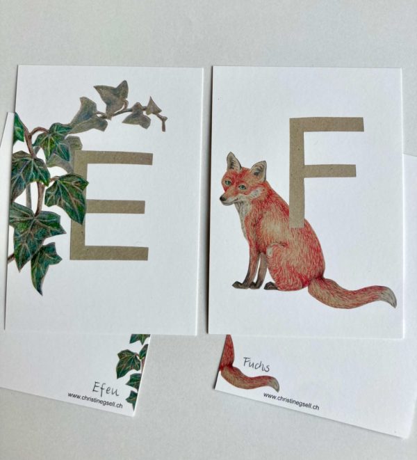 Buchstaben Postkarte – Bild 3