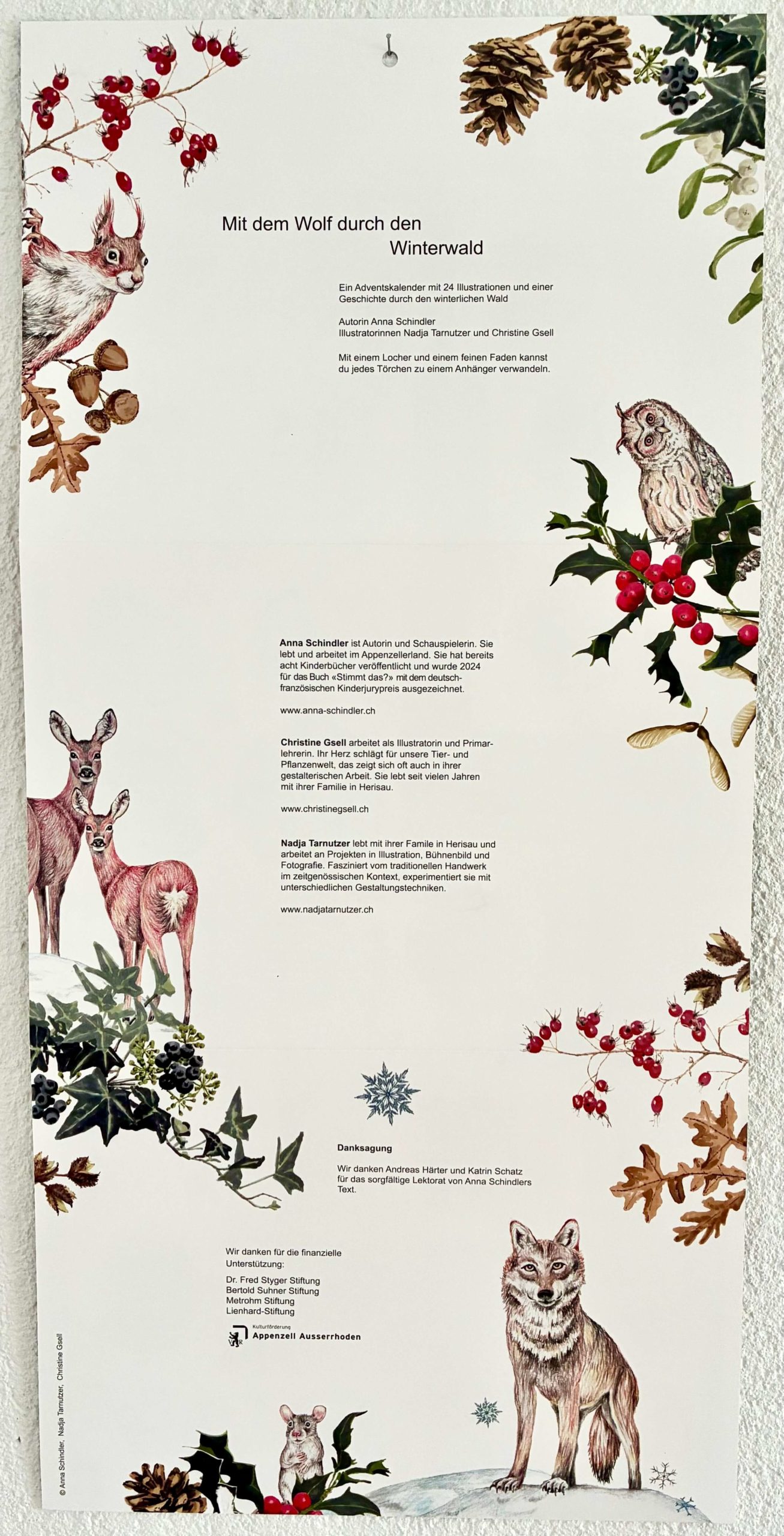 Adventskalender Mit dem Wolf durch den Winterwald – Bild 5